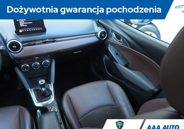 Mazda CX-3 cena 68000 przebieg: 114468, rok produkcji 2017 z Krzanowice małe 232